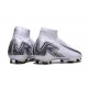 Scarpe Nike Zoom Mercurial Superfly 10 Elite FG Bianco Nero