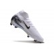 Scarpe Nike Zoom Mercurial Superfly 10 Elite FG Bianco Nero