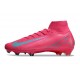 Scarpe Nike Zoom Mercurial Superfly 10 Elite FG Rosa Grigio