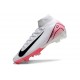 Scarpe Nike Zoom Mercurial Superfly 10 Elite FG Bianco Rosso Nero