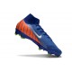 Scarpe Nike Zoom Mercurial Superfly 10 Elite FG Blu Arancio Bianco