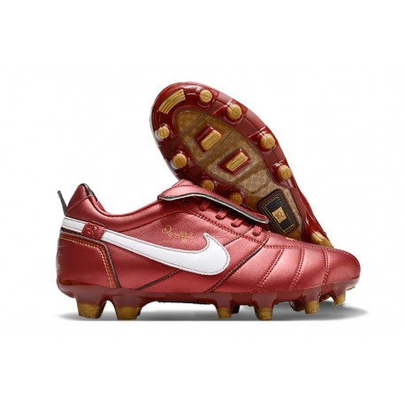 Nike Tiempo Legend X Elite FG Nuovo Rosso Bianco