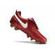 Nike Tiempo Legend X Elite FG Nuovo Rosso Bianco