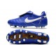 Nike Tiempo Legend X Elite FG Nuovo Blu Bianco