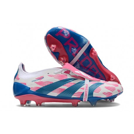 Scarpa adidas Predator Elite Tongue FG Ftwr Bianco Solar Blu Solar Rosa