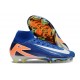 Nike Air Zoom Mercurial Superfly X Elite FG Blu Arancio Bianco