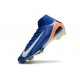 Nike Air Zoom Mercurial Superfly X Elite FG Blu Arancio Bianco