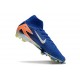 Nike Air Zoom Mercurial Superfly X Elite FG Blu Arancio Bianco