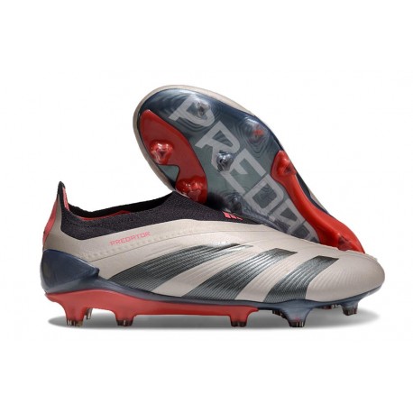 Scarpe Adidas Predator Elite LL FG Platin Met Nero Aurora Carbone