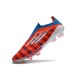 Scarpa adidas F50 + Laceless FG Rosso Blu Bianco