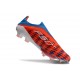 Scarpa adidas F50 + Laceless FG Rosso Blu Bianco