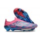 Scarpa adidas F50 + Laceless FG Solar Blu Ftwr Bianco Solar Rosa