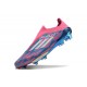 Scarpa adidas F50 + Laceless FG Solar Blu Ftwr Bianco Solar Rosa