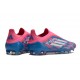 adidas Scarpa da Calcio F50 Elite LL FG Solar Blu Ftwr Bianco Solar Rosa