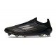 adidas Scarpa da Calcio F50 Elite LL FG Nero Core Ferro Metallizzato Oro Met