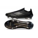 adidas Scarpa da Calcio F50 Elite LL FG Nero Core Ferro Metallizzato Oro Met